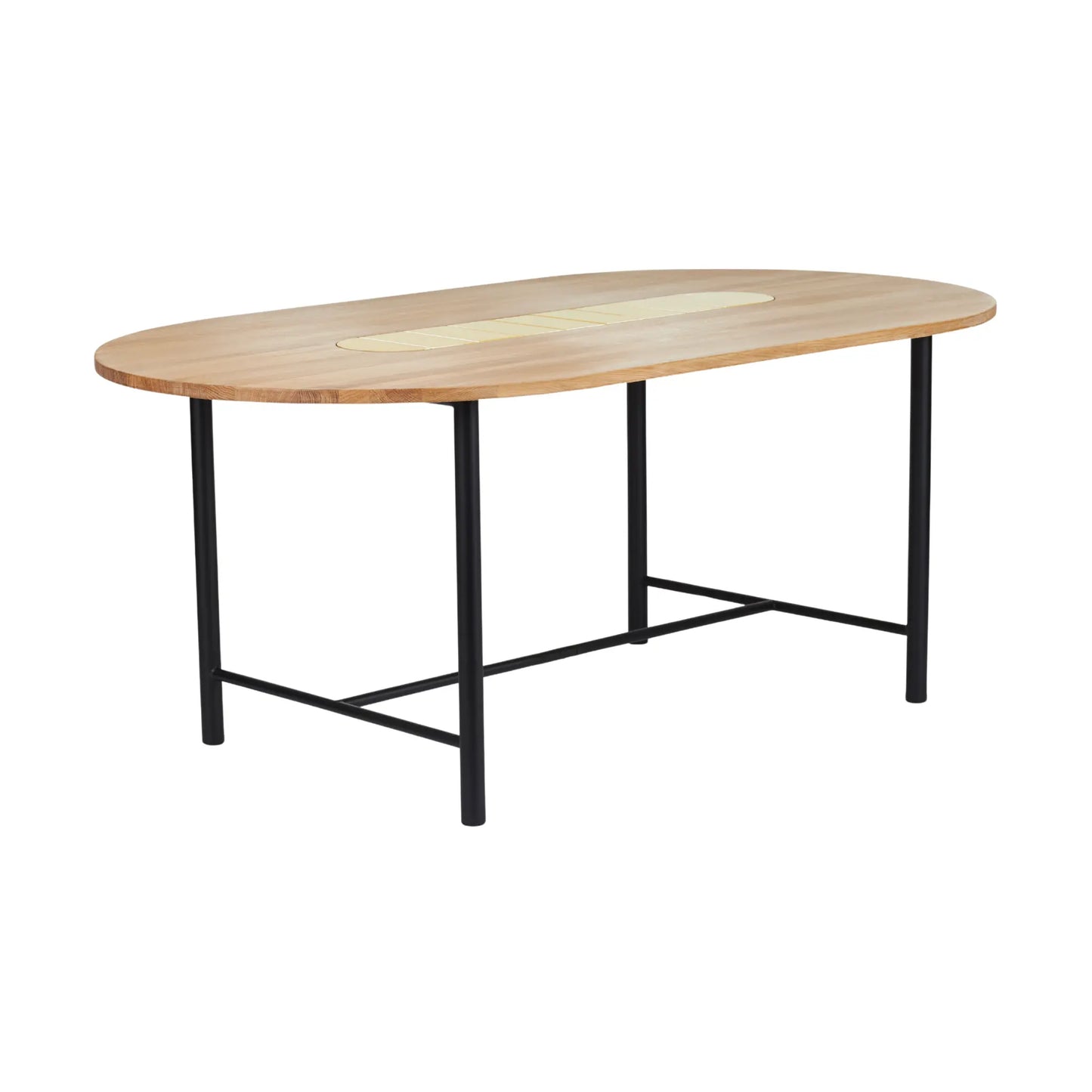 Warm Nordic Be My Guest Bord L180 Oak, Yellow