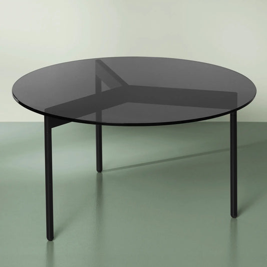 Warm Nordic From Above Soffbord Ø72, Smoke Grey/Black