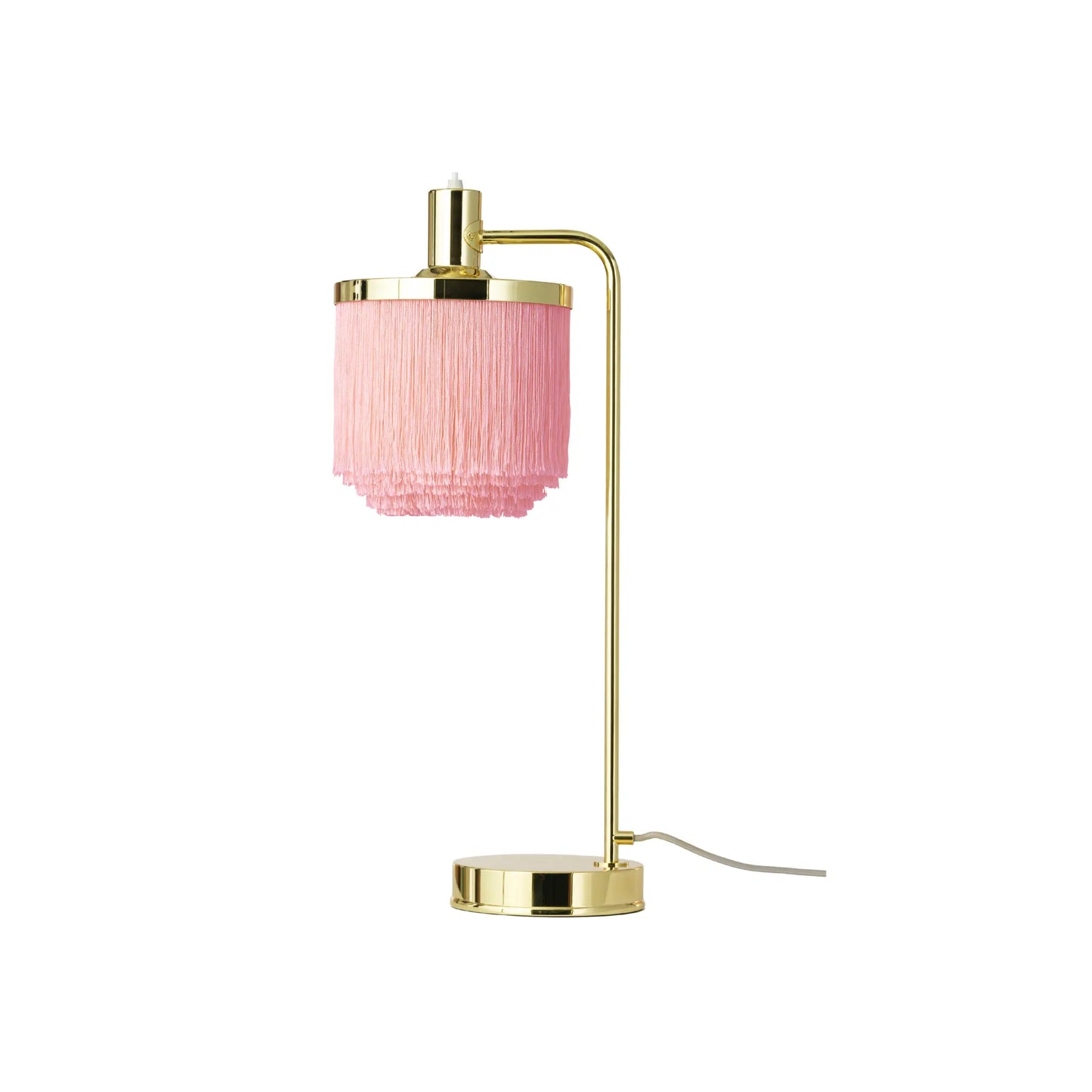Warm Nordic Fringe Bordslampa, Pale Pink
