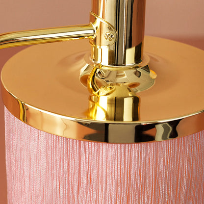 Warm Nordic Fringe Bordslampa, Pale Pink