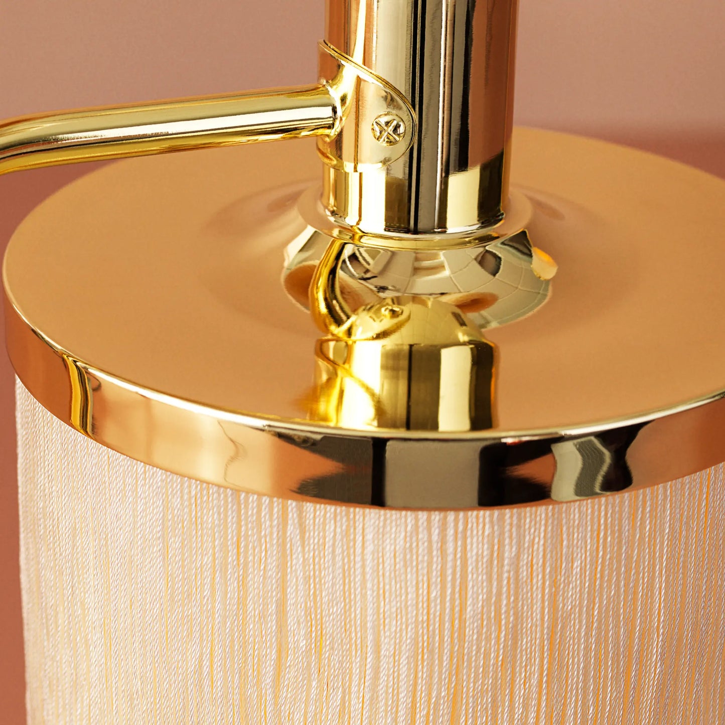 Warm Nordic Fringe Bordslampa, Cream White