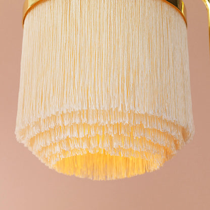 Warm Nordic Fringe Bordslampa, Cream White