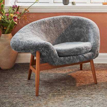 Warm Nordic Fried Egg Loungestol, Scandinavian Grey