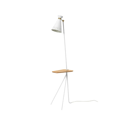 Warm Nordic Cone Golvlampa, Clear White, oak