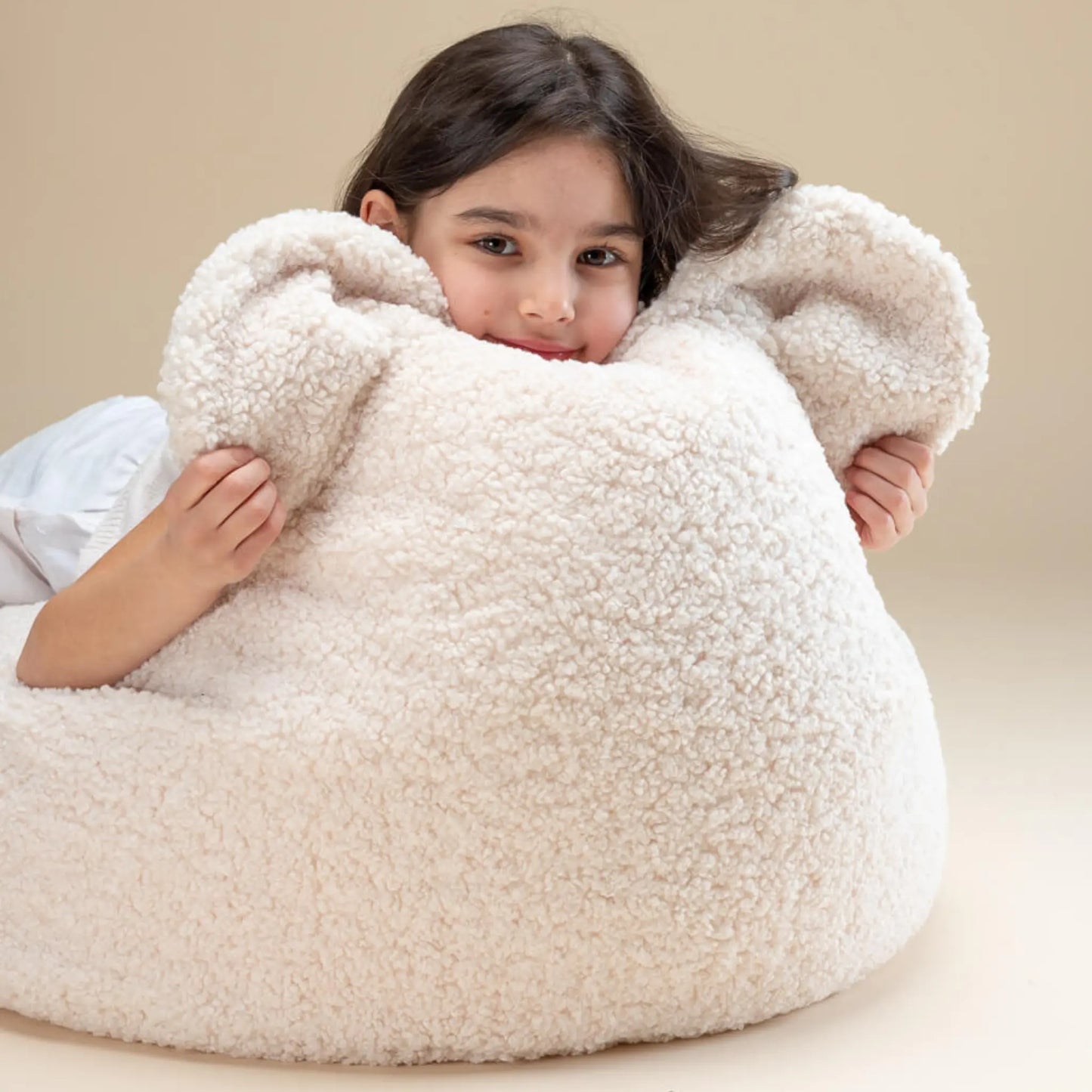 Wigiwama Bear Saccosäck, Cream White