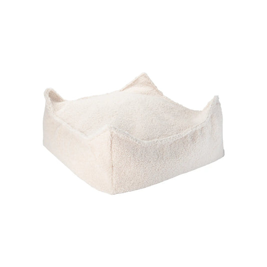 Wigiwama Sittpuff Fyrkantig, Cream White