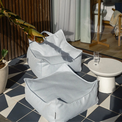 Wigiwama Sittpuff Fyrkantig Utomhus, Azure