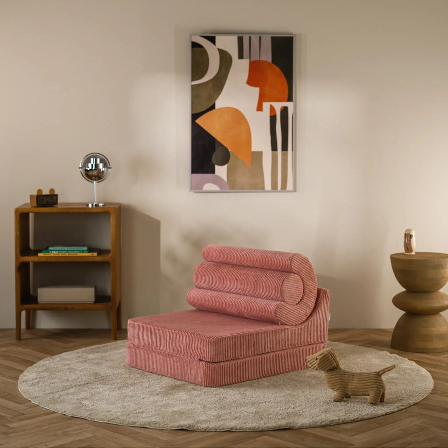 Wigiwama Flipster Barnstol, Pink Mousse
