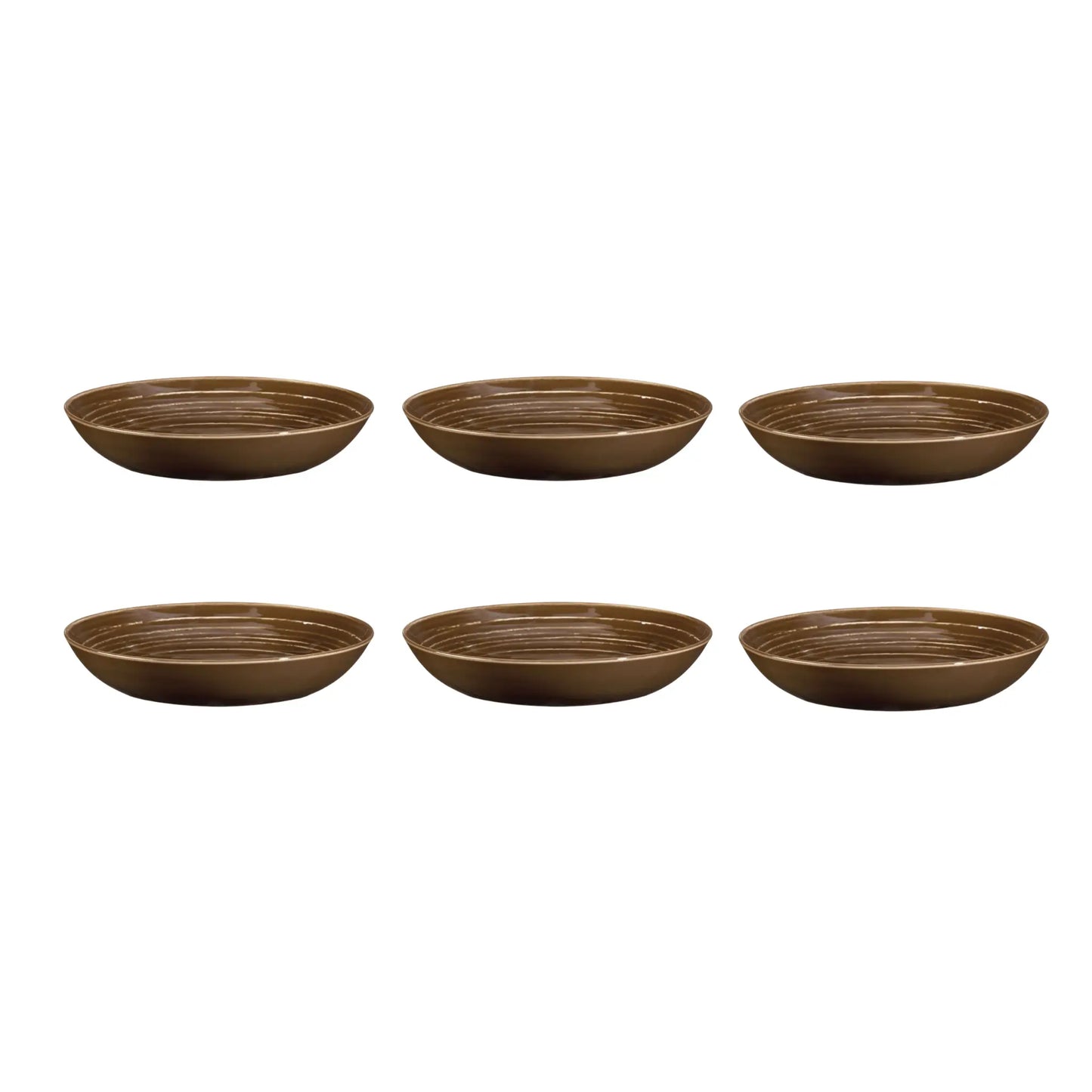 Seltmann Weiden Terra Tallrik Djup 21 cm 6-pack, Brun