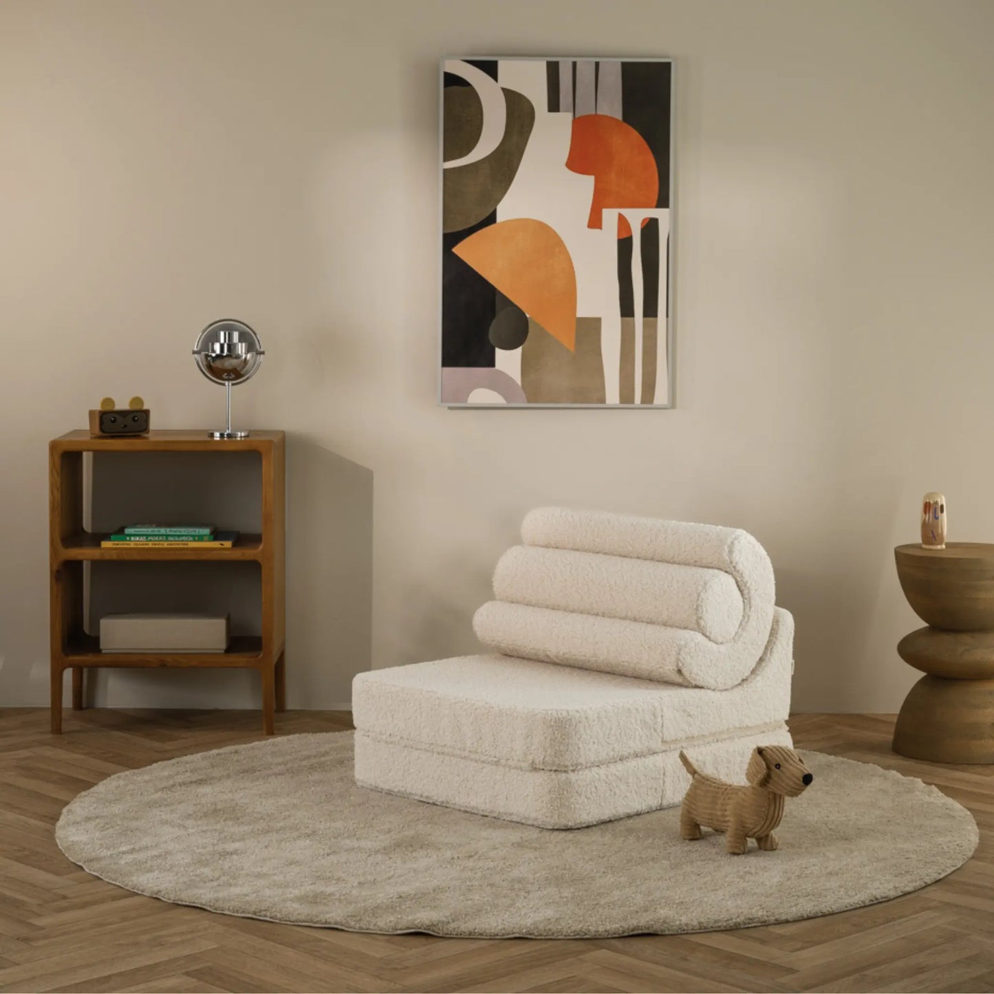 Wigiwama Flipster Barnstol, Cream White