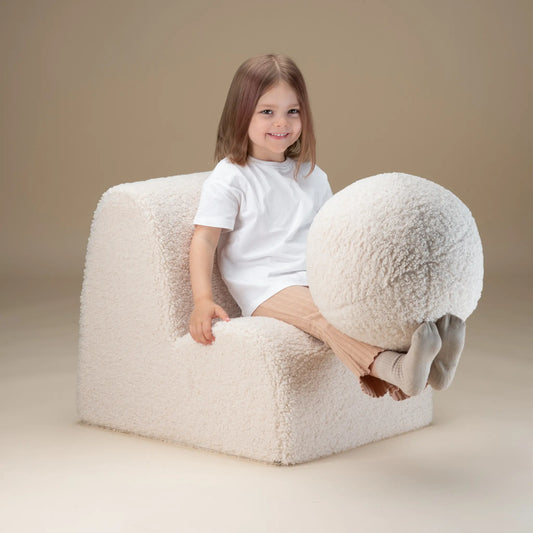 Wigiwama Ball Kudde, Cream White
