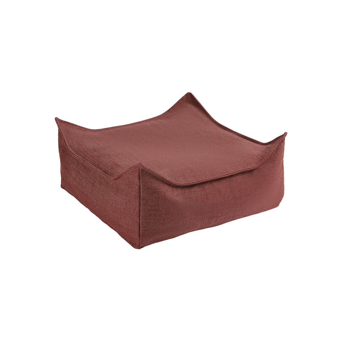Wigiwama Sittpuff Fyrkantig Utomhus, Pomegranate
