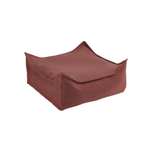 Wigiwama Sittpuff Fyrkantig Utomhus, Pomegranate