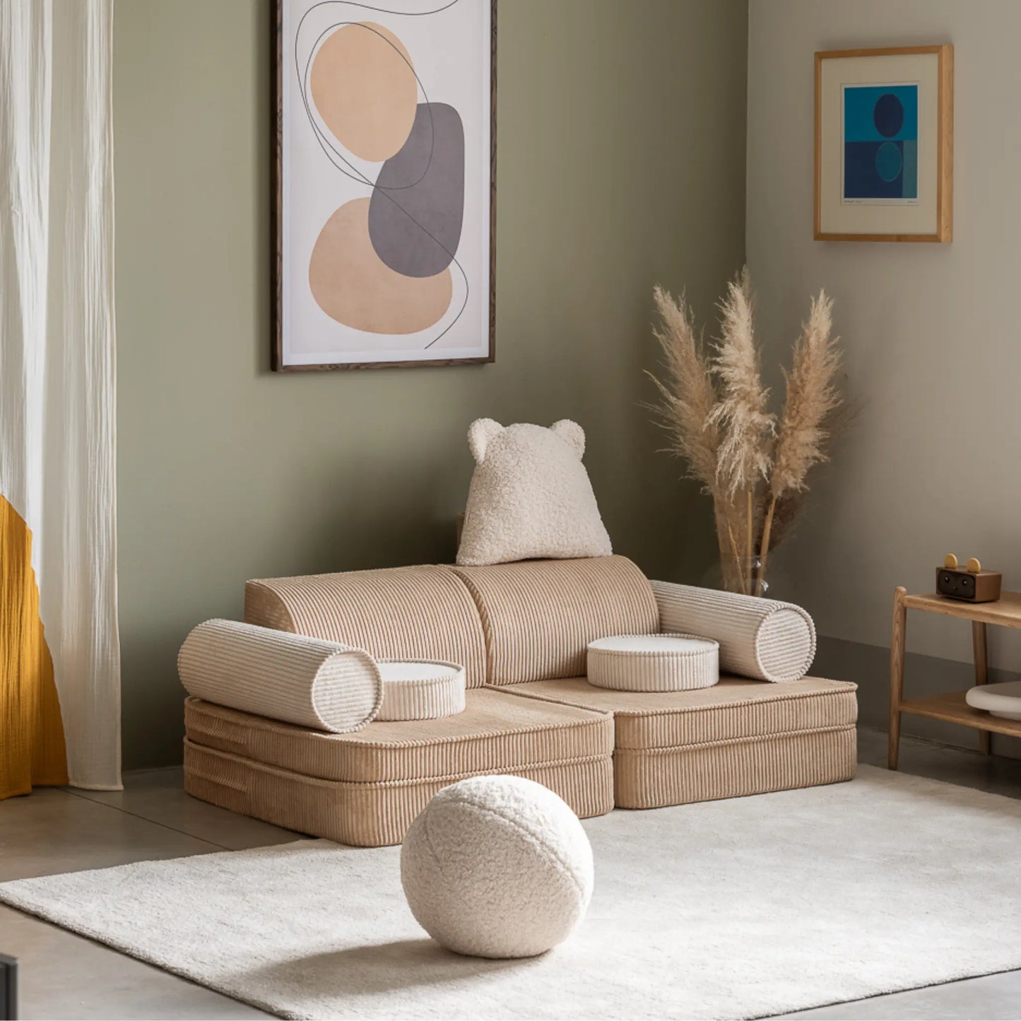 Wigiwama Settee Leksoffa, Brown Sugar