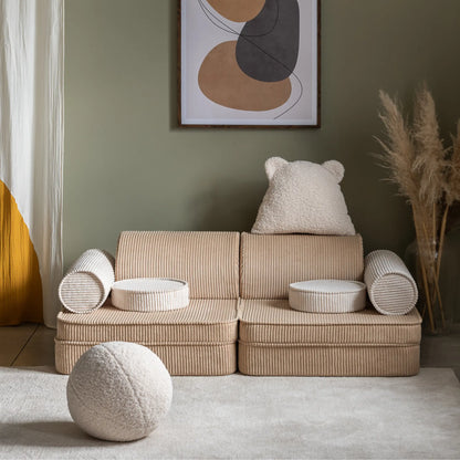Wigiwama Settee Leksoffa, Brown Sugar