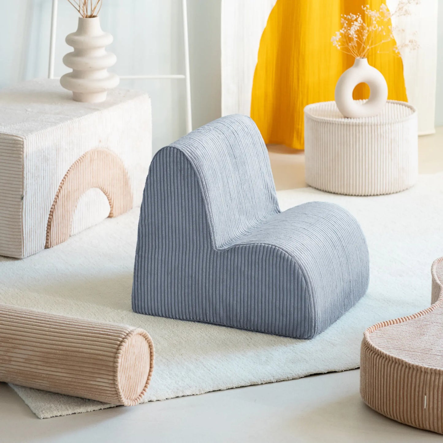 Wigiwama Cloud Barnfåtölj, Blueberry Blue