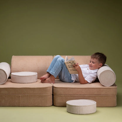 Wigiwama Settee Leksoffa, Brown Sugar