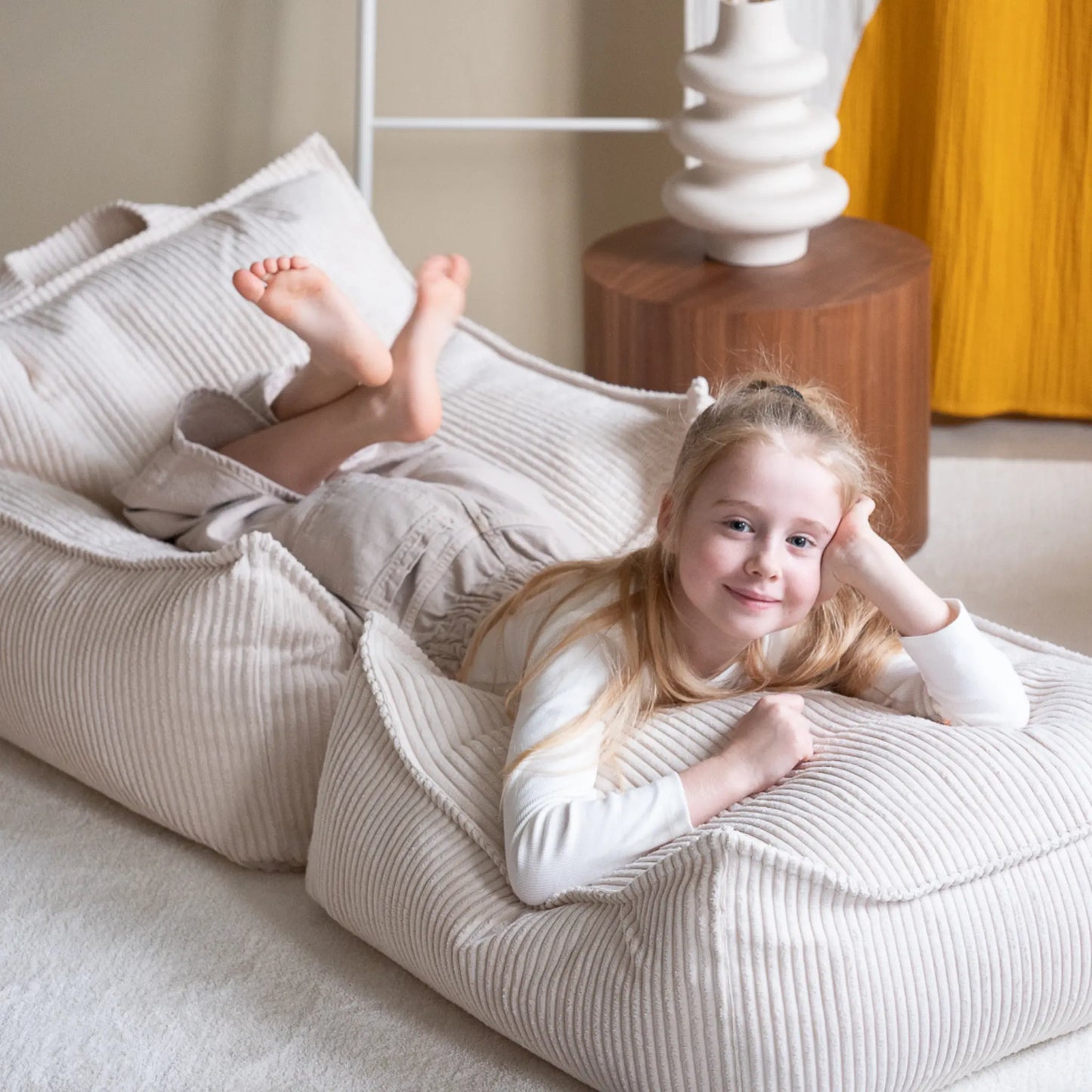 Wigiwama Sittpuff Fyrkantig, Marshmallow