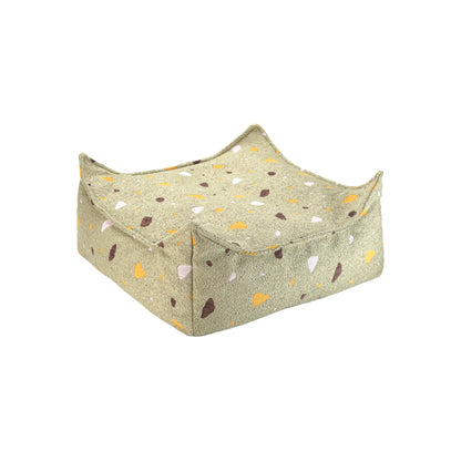Wigiwama Sittpuff Fyrkantig, Terrazzo Moss