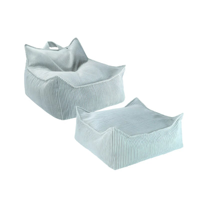Wigiwama Saccosäck & Sittpuff Set, Peppermint Green