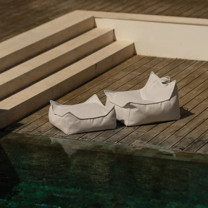 Wigiwama Saccosäck & Sittpuff Utomhus Set, Terra