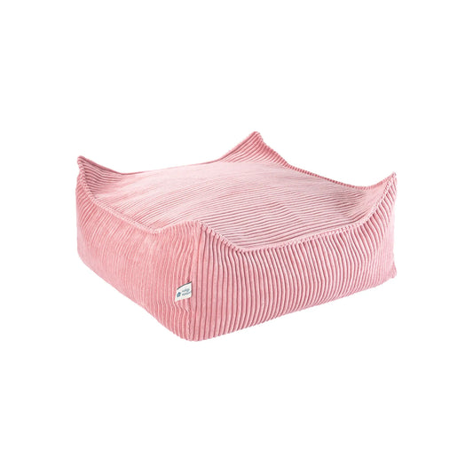 Wigiwama Sittpuff Fyrkantig, Pink Mousse