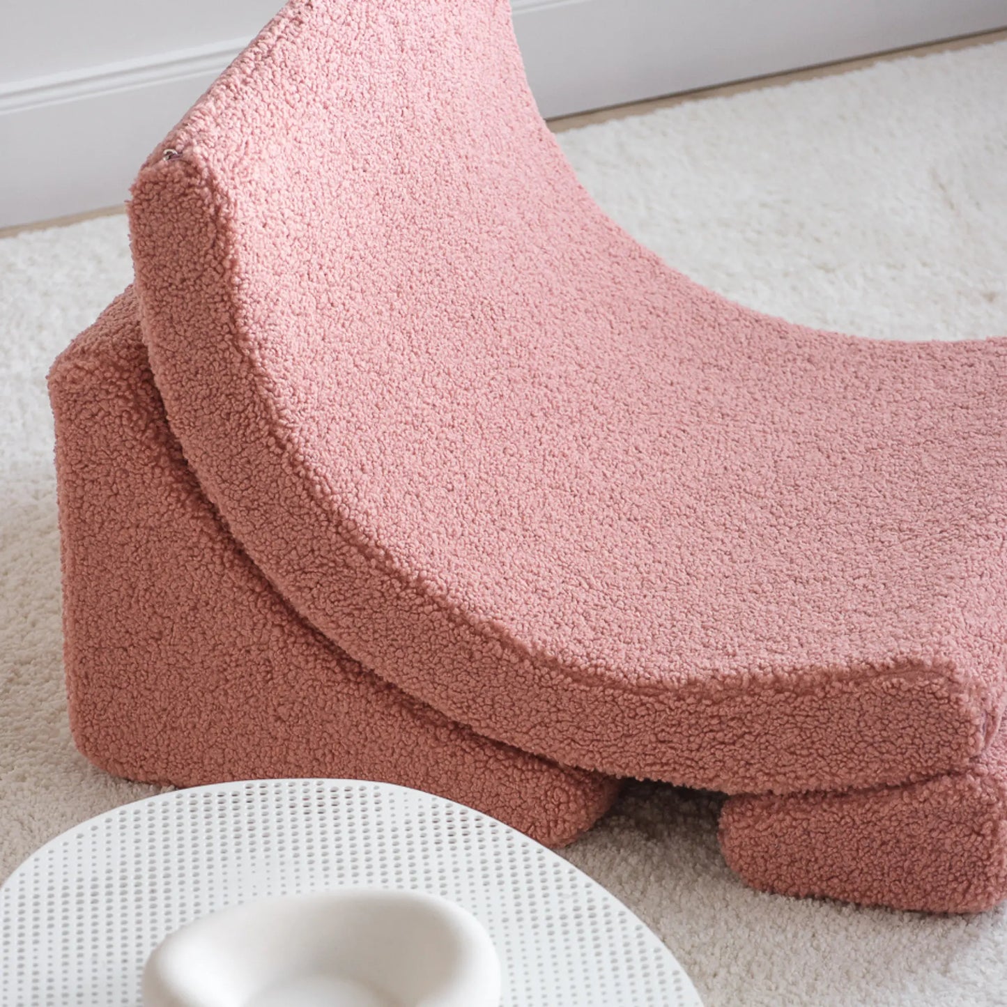 Wigiwama Moon Barnfåtölj, Guava Pink