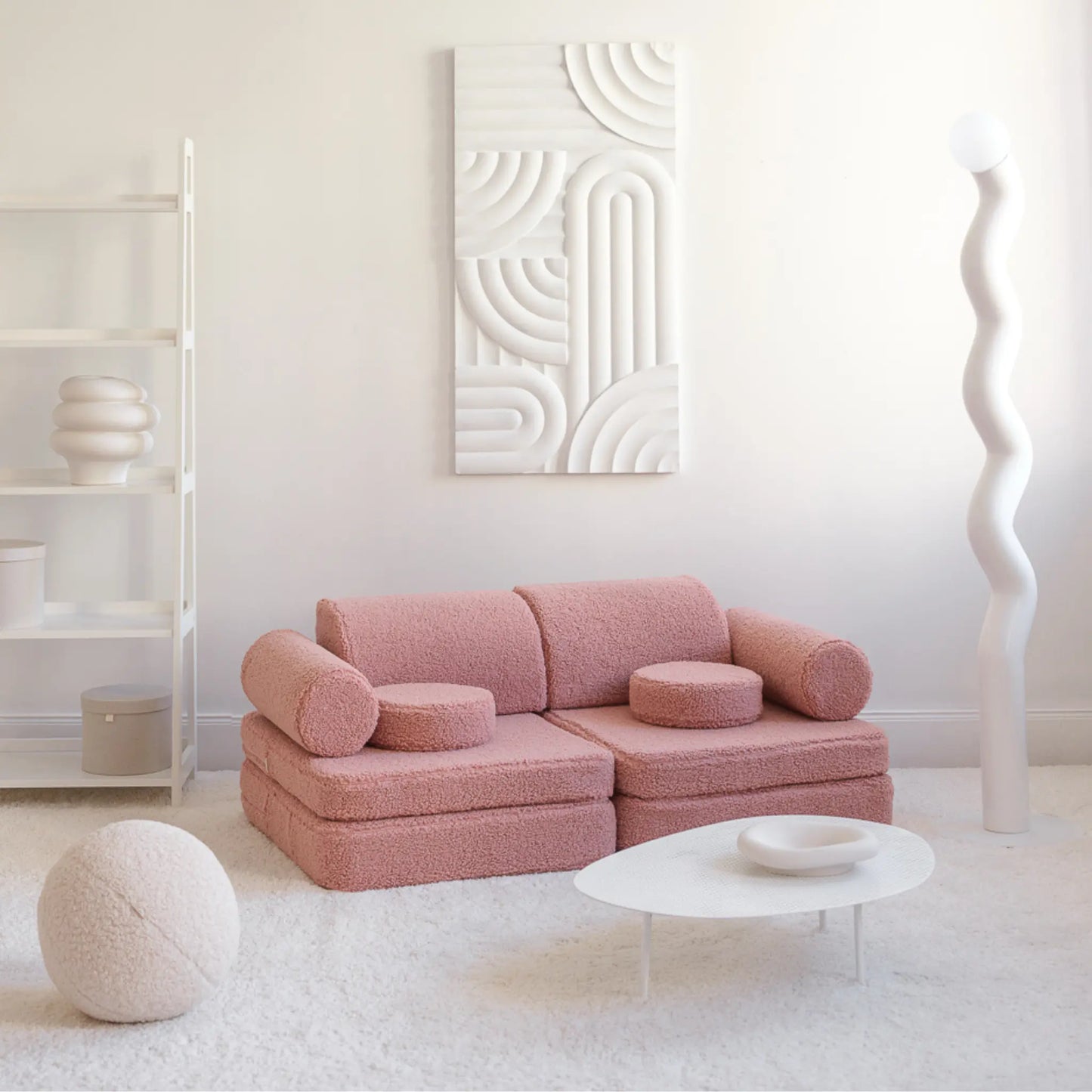 Wigiwama Settee Leksoffa, Guava Pink