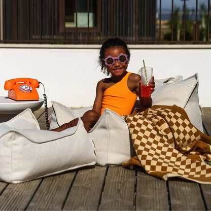 Wigiwama Saccosäck & Sittpuff Utomhus Set, Terra
