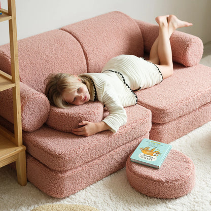 Wigiwama Settee Leksoffa, Guava Pink