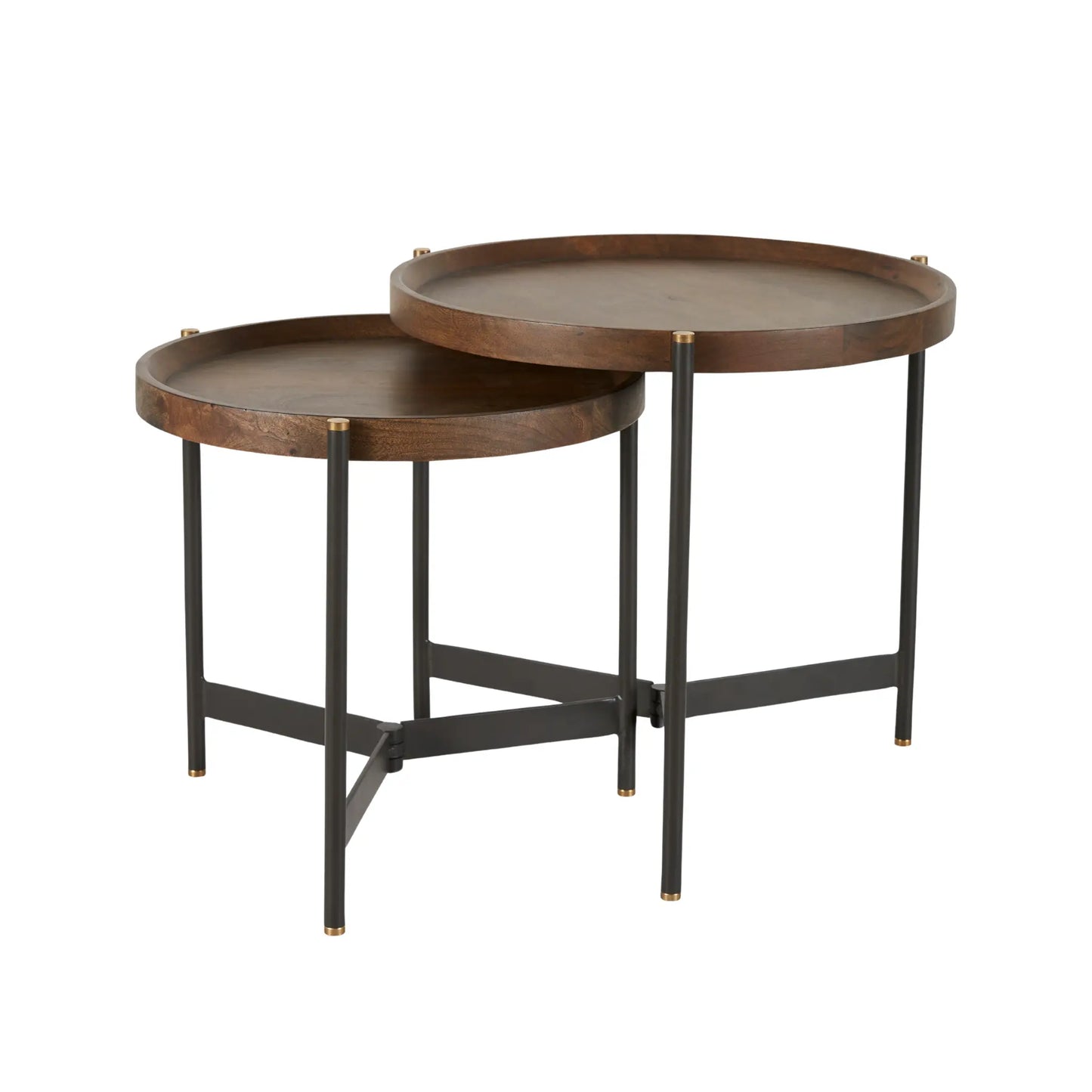 Wikholmform, Turin Bord 2/S, Mörkgrå/Natur-Silvra Home
