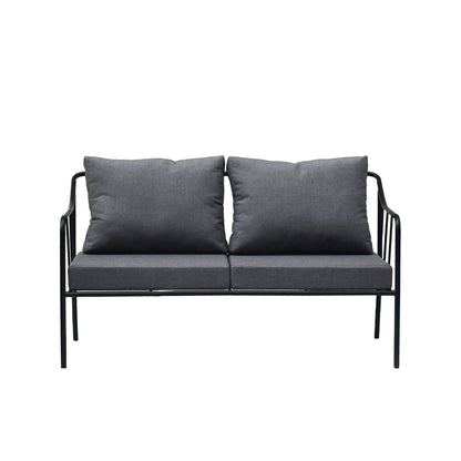 Wikholmform, Rimini Loungeset, Svart/Grå-Silvra Home