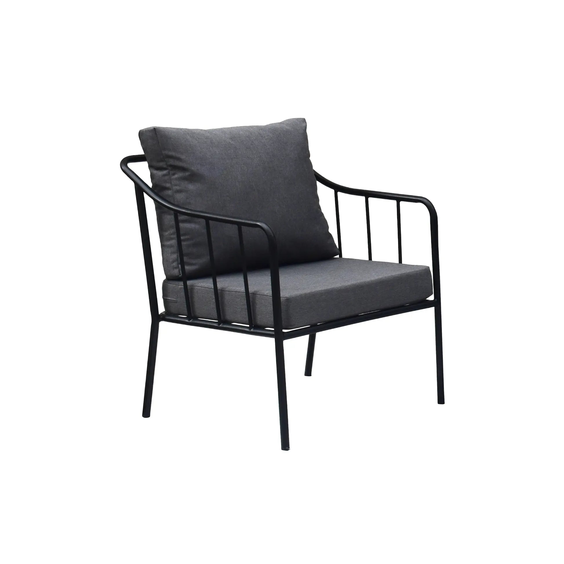 Wikholmform, Rimini Loungeset, Svart/Grå-Silvra Home