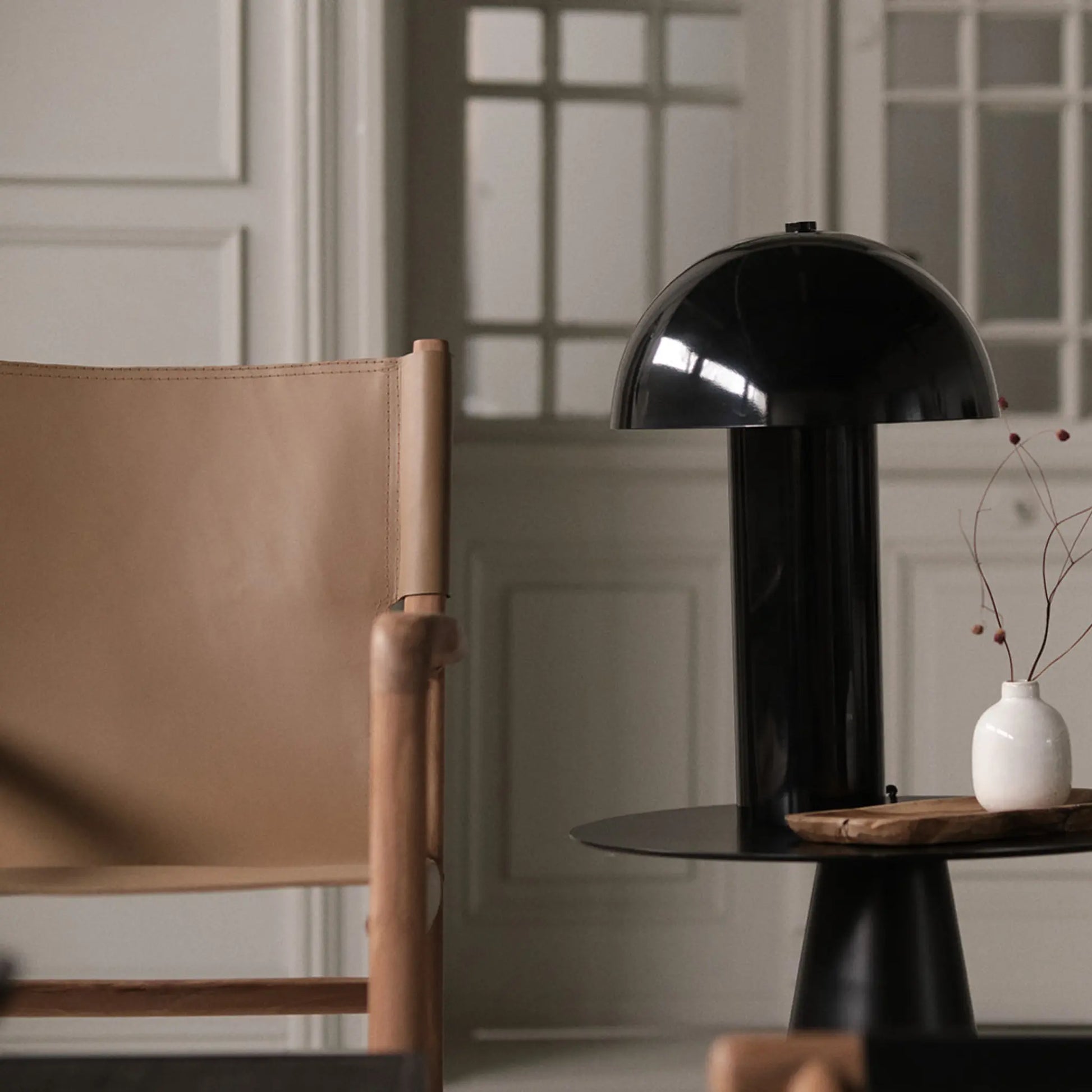 Wikholmform, Faro Fåtölj Armstöd, Sienna Brown-Silvra Home