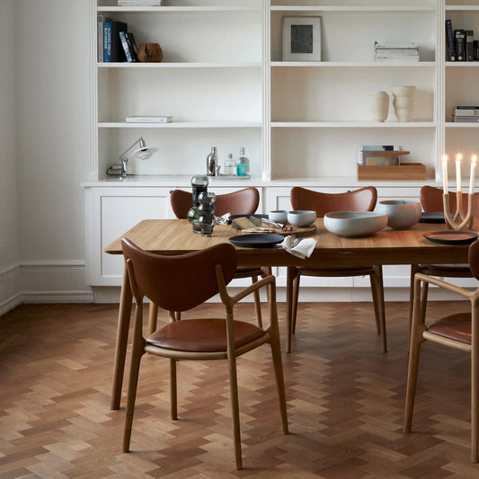 Ro Collection, Salon Stol Cognac-Silvra Home