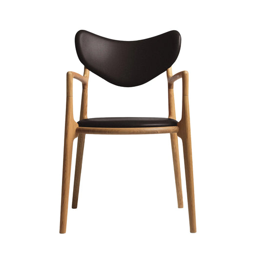 Ro Collection, Salon Stol, Dark Brown-Silvra Home